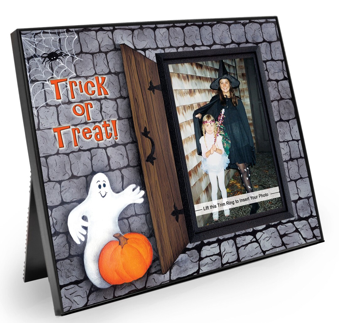 Halloween Picture Frames Halloween Frame Trick or Treat - Etsy