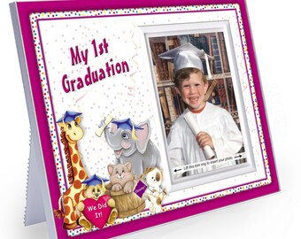 Preschool, Kindergarten, My First Graduation Picture Frame - Friends