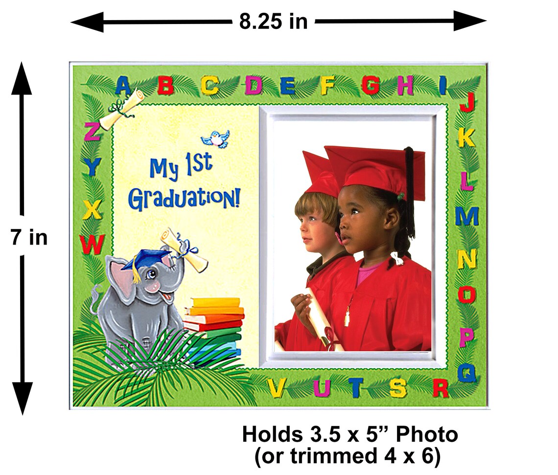 Preschool Kindergarten My First Graduation Picture Frame Etsy