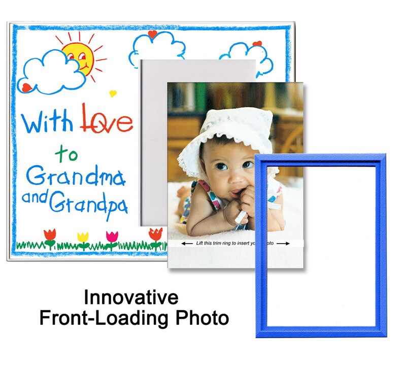 With Love to Grandma and Grandpa Picture Frame Gift Etsy