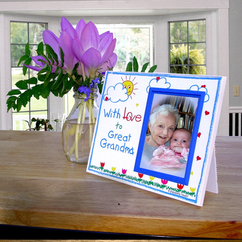 With Love to Great Grandma Picture Frame Gift Etsy