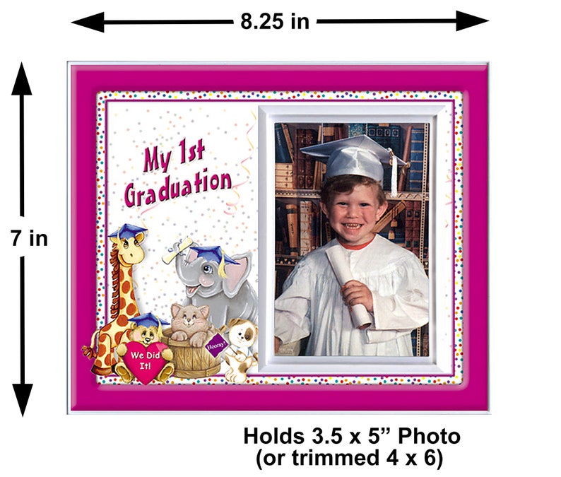preschool kindergarten my first graduation picture frame etsy