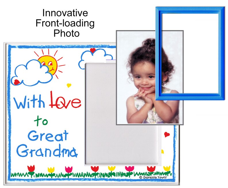 With Love to Great Grandma Picture Frame Gift Etsy
