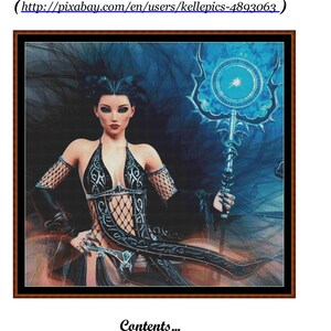 Warrior Queen ~~ Cross Stitch Pattern