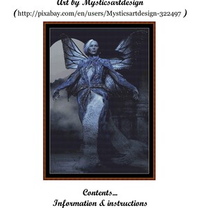 Ghost Fairy ~~ Cross Stitch Pattern
