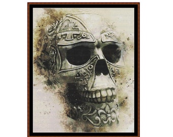 SPIRIT SKULL Cross Stitch Pattern