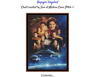 Voyager ~~ Cross Stitch Pattern