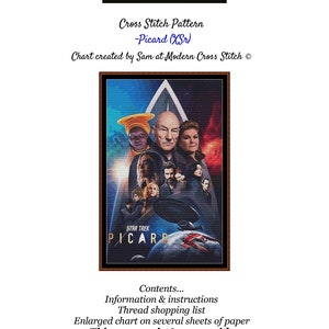 Picard 1 Cross Stitch Pattern