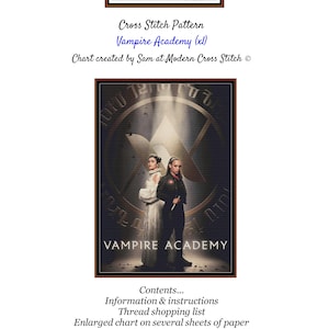Vampire Academy ~~ Cross Stitch Pattern