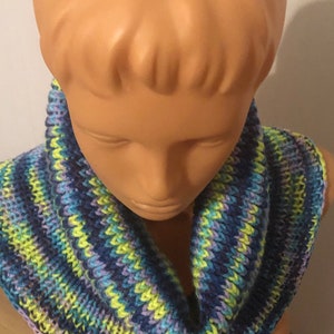 Tube Scarf, Neck Warmer, Boho Clothing, Hand knitted Wool Cowl, Women&#39;s Winter Scarf, Caplet, Shoulder Warmer, Mens winter scarf, unisex