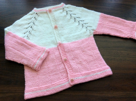 infant white cardigan