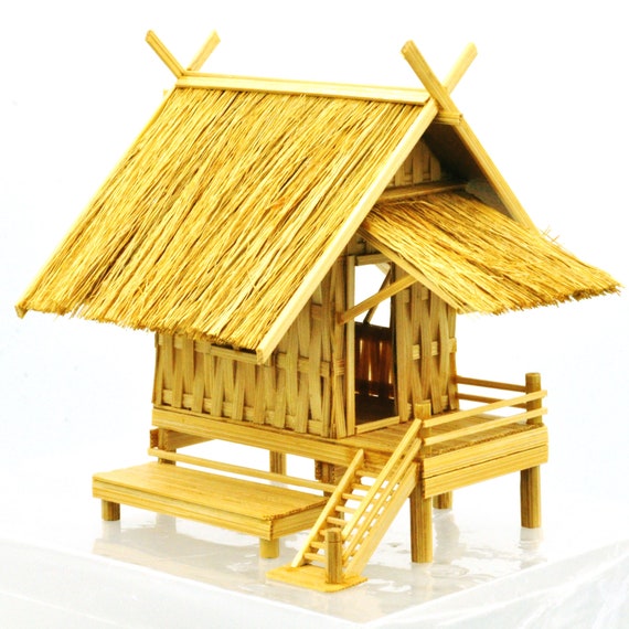 bamboo miniature house