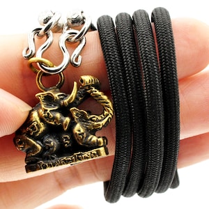 Miniature Brass Sculpture Weird fantastic paladkik amulet Talisman elephant sex amulet