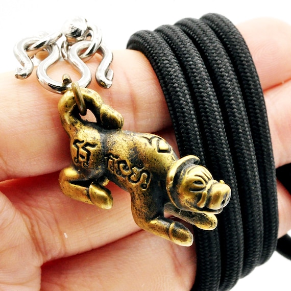 Boar Wildschwein Penis Sex Charm Thai Amulett Buddhistischer Charm  