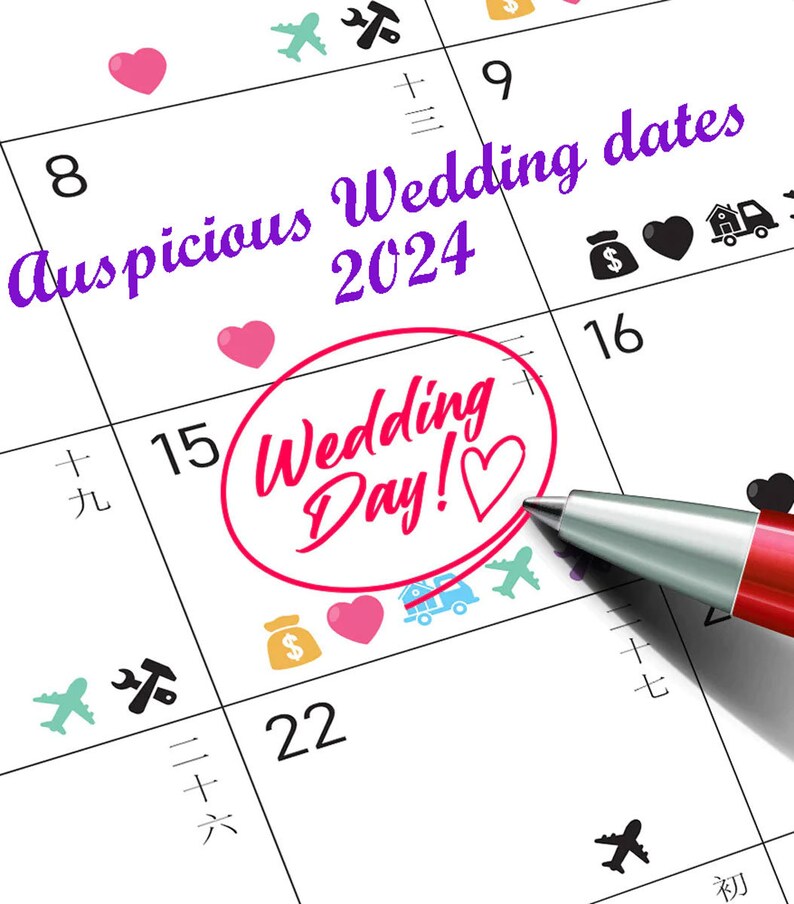Auspicious Wedding Dates 2025, Wedding Dates in Chinese Calendar, Date
