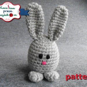 crochet Easter bunny pattern - amigurumi PATTERN