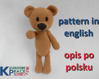 Padrão Ursinho de Crochê - Amigurumi