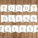 God Bless Banner PRINTABLE Custom Banner DIY Baptism - Etsy