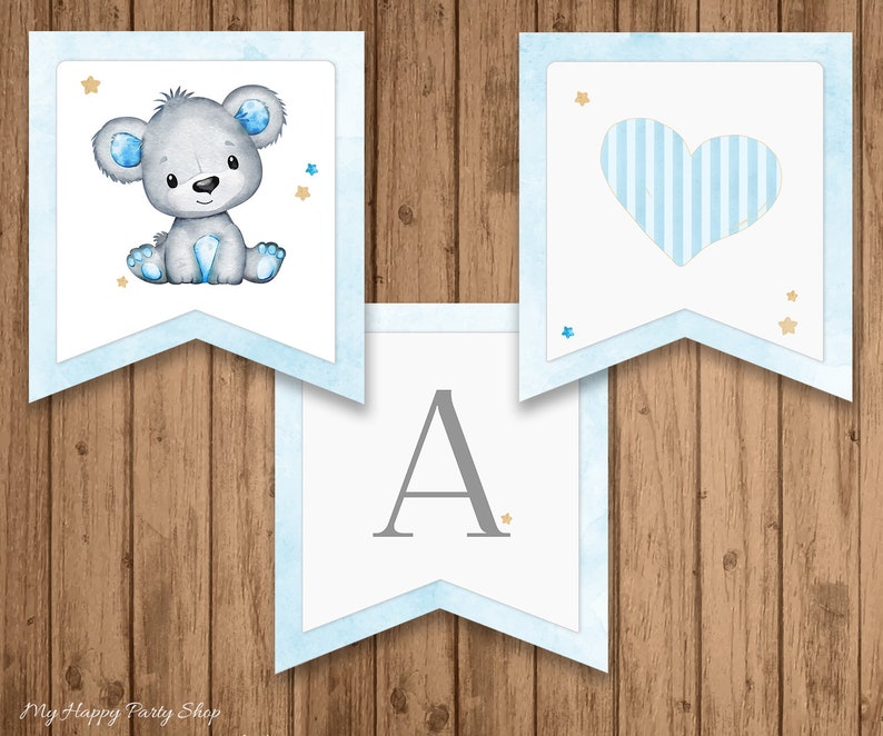 Its A Boy Printable Banner Lion