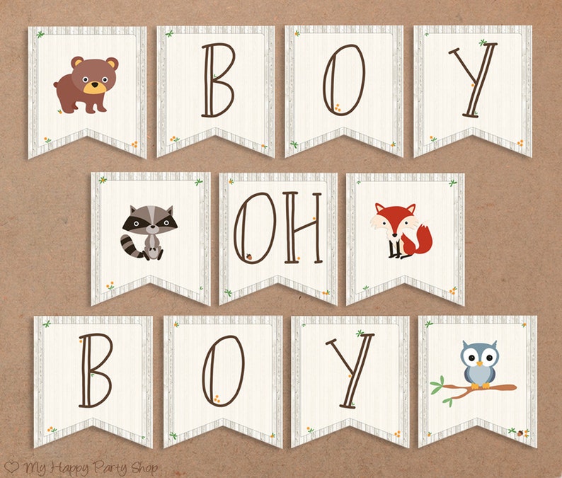 Woodland Child Shower Banner, PRINTABLE, Boy Oh Boy. Pets Signal, Boy Shower, Owl, Undergo Electronic record (11 Flags), Fast Down load - BSU001 picture relating to Baby Shower Banner Printable called Woodland Boy or girl Shower Banner, PRINTABLE, Boy Oh Boy. Pets Signal, Boy Shower, Owl, Go through Electronic document (11 Flags), Fast Down load - BSU001
