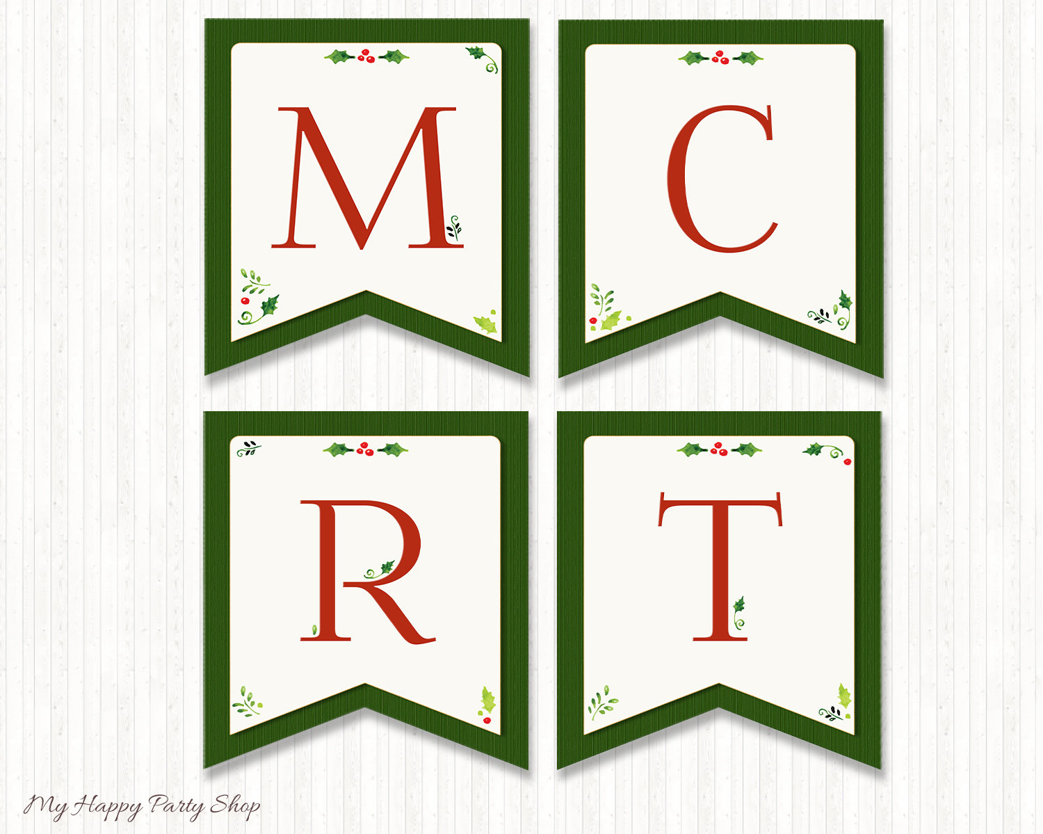 Christmas Banner PRINTABLE Merry - Il Fullxfull.1713857387 5l11 