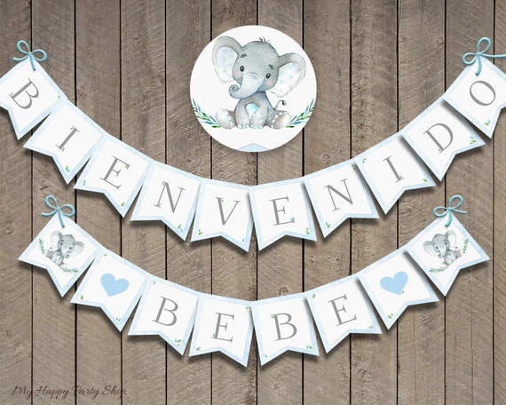 Bienvenido Bebe Banner Printable Spanish Baby Shower Banner Etsy Bienvenido Bebe Banner Printable Spanish Baby Shower Banner Etsy