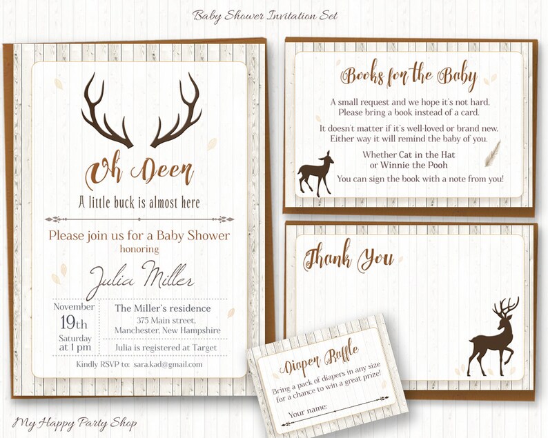 Thank you Tag Deer Face Party Printable Deer Face Tag Topper Cute Deer Digital Birthday INsTANT DoWNLOAD Deer Face Party Favor Tag