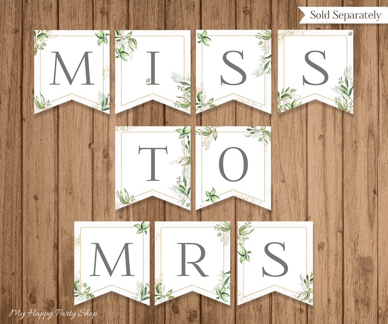 Bridal Shower Decoration Printable Custom Banner Bridal - Etsy