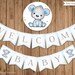 It's a Boy Banner, PRINTABLE, Bear Baby Shower Banner, Welcome Baby ...