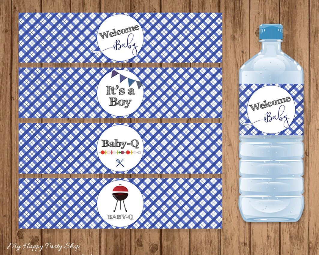 BBQ Baby Shower Banner Blue Babyq Shower Decor Couples Bbq - Etsy Israel