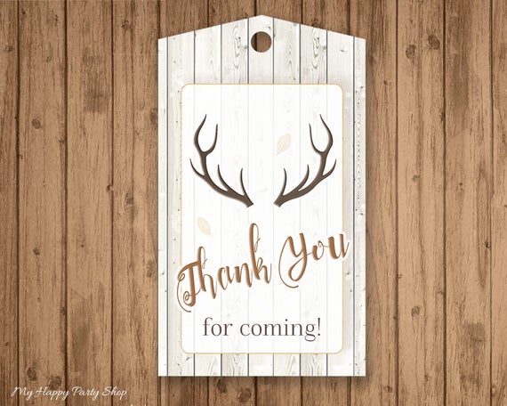 deer-favor-tags-printable-deer-antler-tags-woodland-favor-etsy