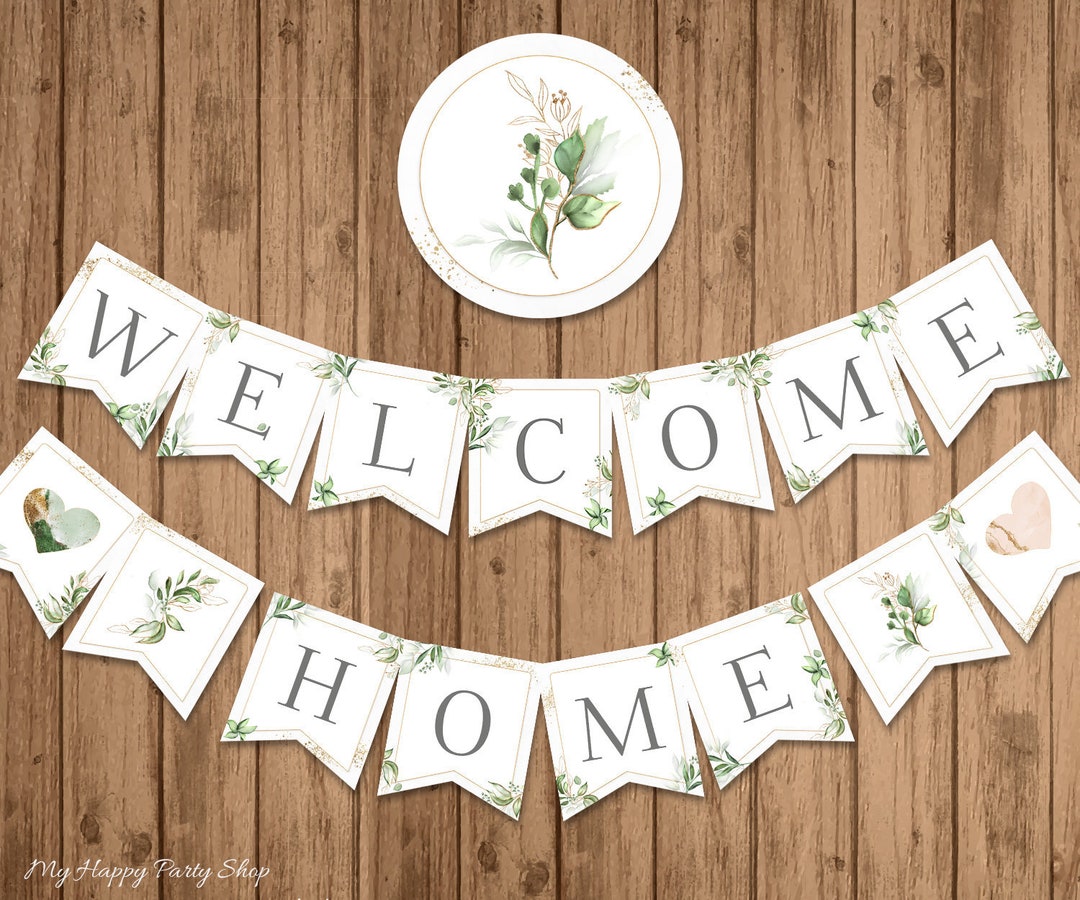 Banner De Bienvenida A Casa, IMPRIMIBLE, Banner De Regreso A.