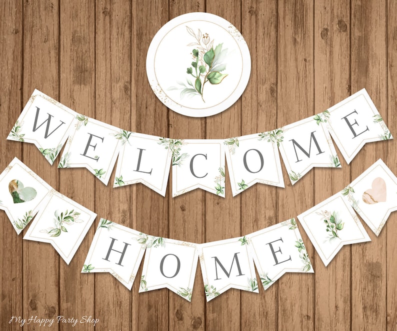 welcome-home-banner-printable-greenery-homecoming-banner-etsy