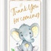 Yellow Elephant Favor Tags, PRINTABLE, Cute Elephant Tags, Baby Shower ...