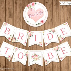 Bridal Shower Decoration, Printable, Custom Banner, Bridal Shower ...