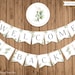Custom Printable Banner Greenery Personalized Banner Design Your Own
