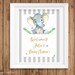 Yellow Elephant Favor Tags, PRINTABLE, Cute Elephant Tags, Baby Shower ...
