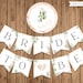 Miss to Mrs Banner, Printable, Bridal Shower Banner, Greenery Banner ...