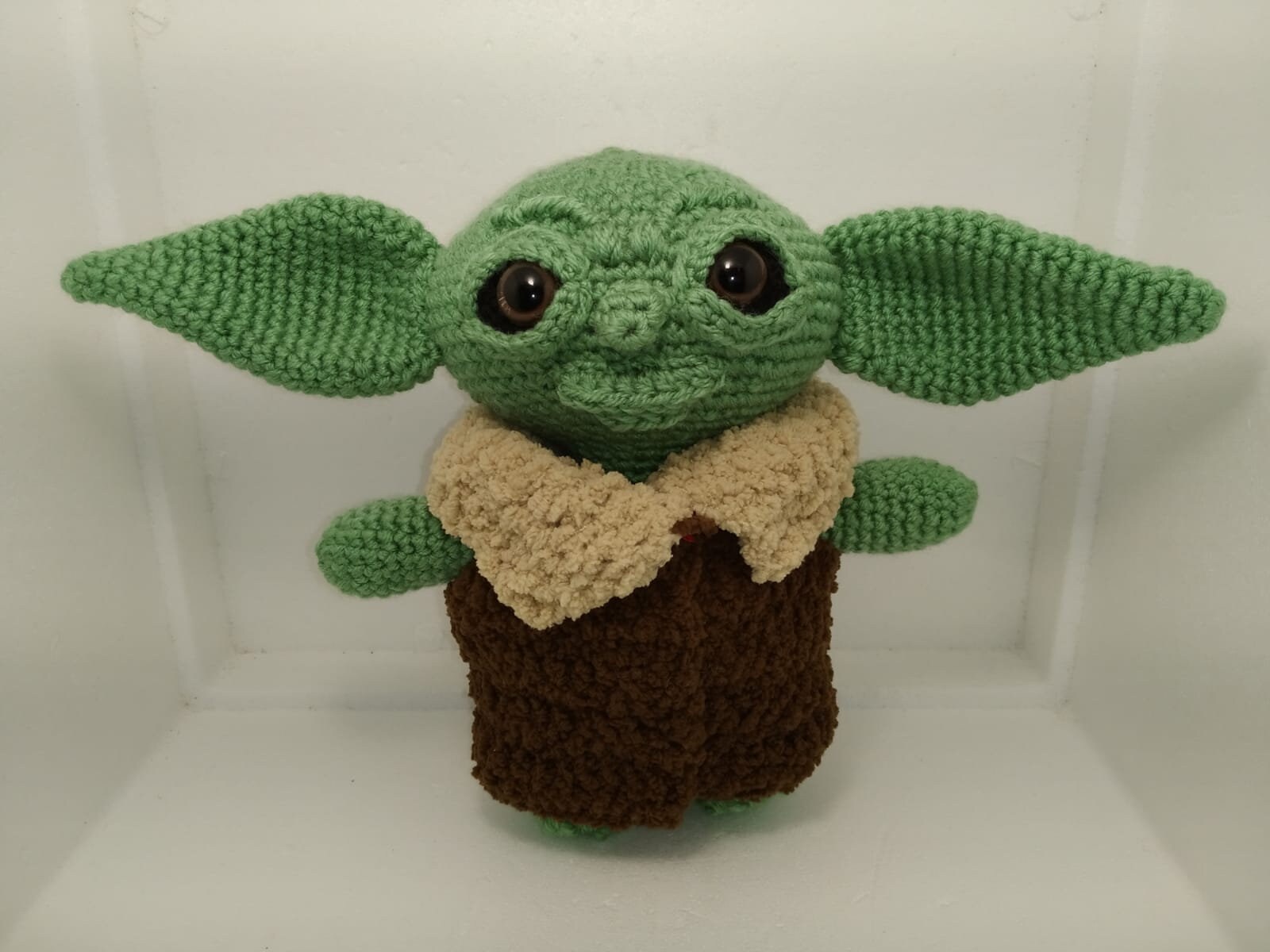 Йода амигуруми схема вязания
