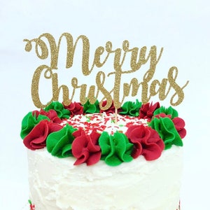 He or She Christmas Cake Topper / Gender Reveal Cake Topper / Christmas  Gender Reveal / Holiday Cake Topper / Christmas Baby Shower 
