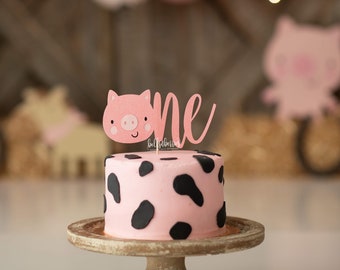 Piggy Cake Topper Etsy - roblox piggy birthday cakes