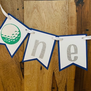 Golf Highchair Banner/1st Birthday Banner