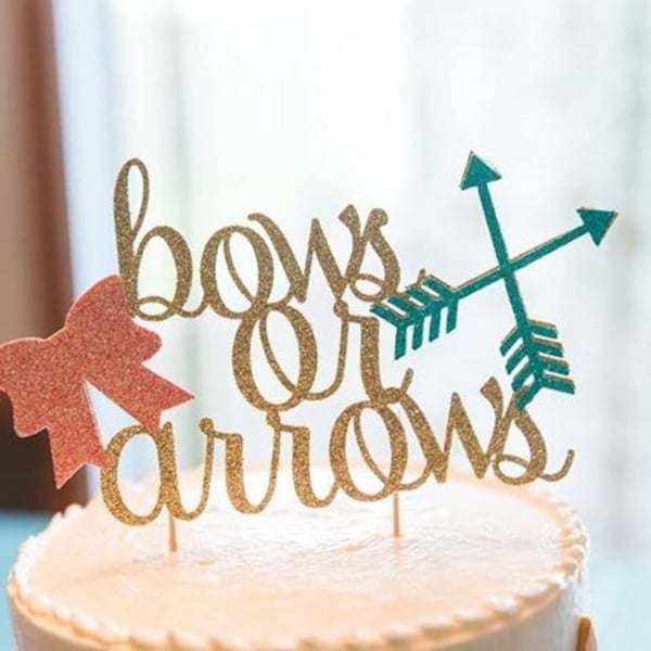 Bows and Arrows Gender Reveal Etsy