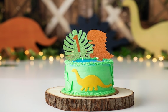 Gâteau de dinosaure Topper Anniversaire Garçon 1er Cake Party