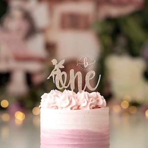 Fairy cake Topper/ SITTING fairy age cake topper/ fairy birthday