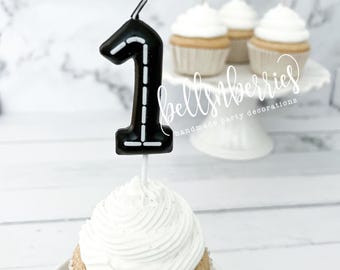 Race Car Number Candle: Racing Birthday Party Decor