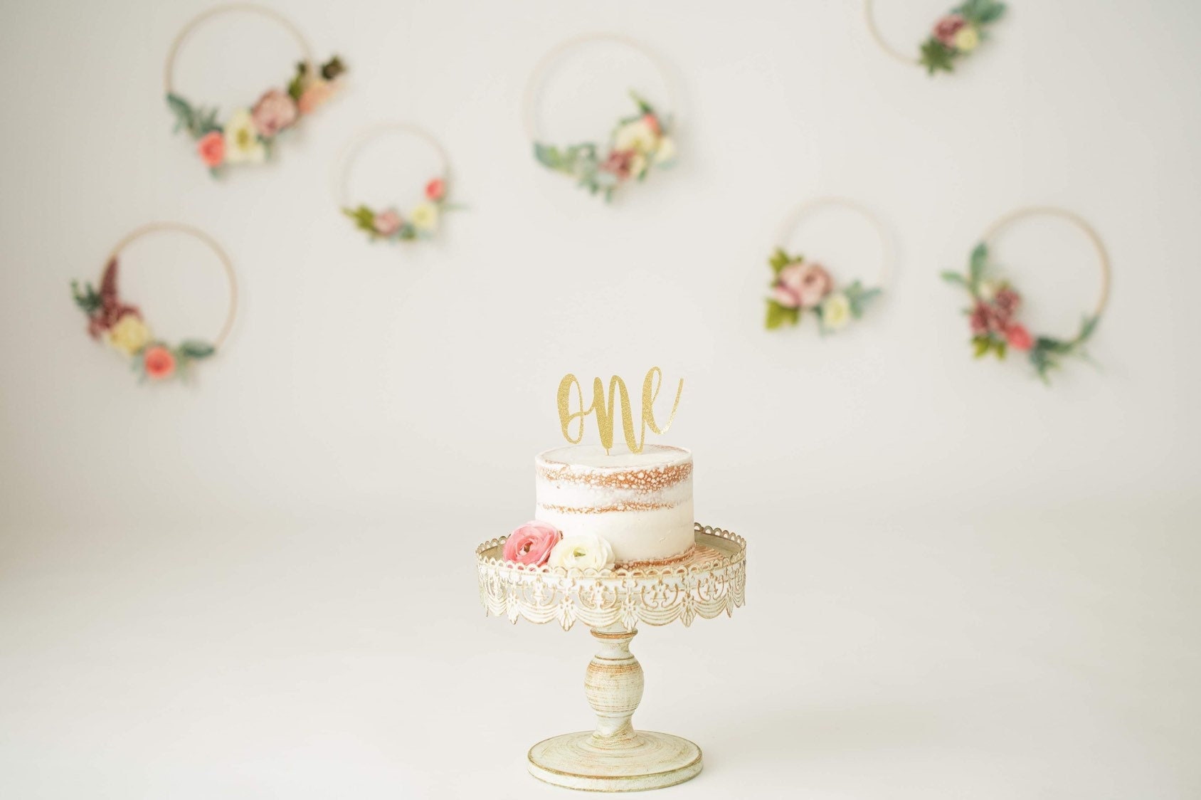 Glitter First Birthday Cake Topper: Number One - Etsy