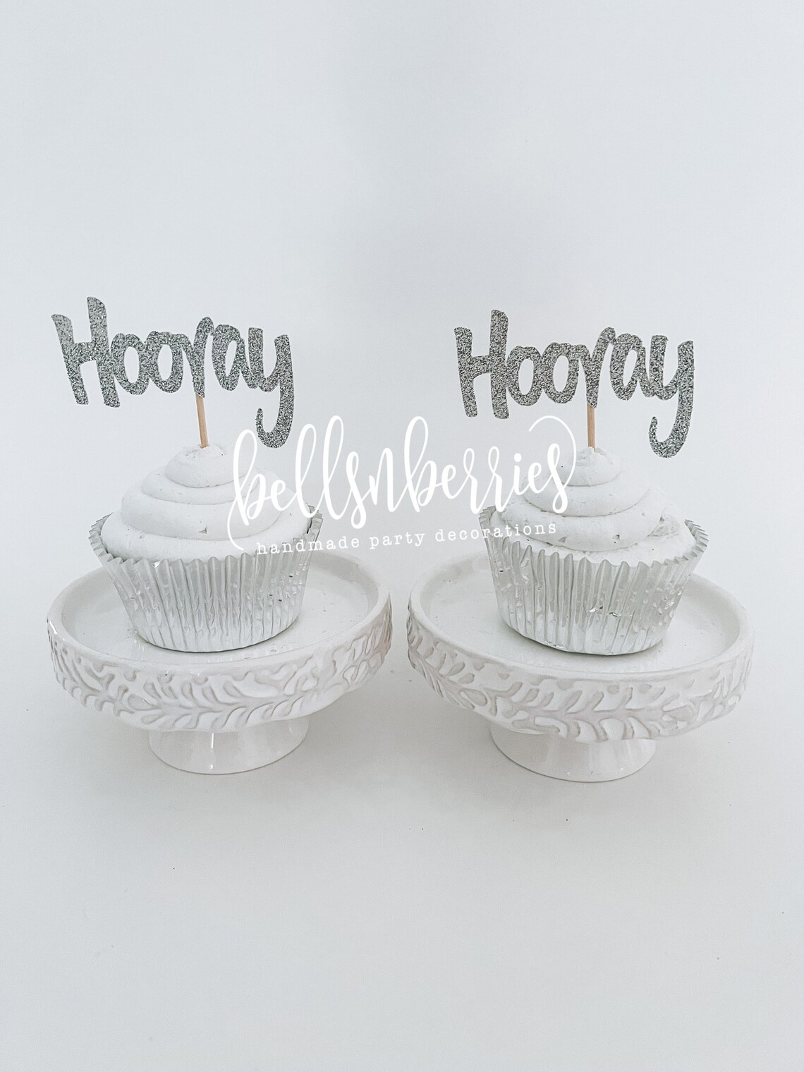 Hooray Cupcake Toppers / Congratulations Cupcake Toppers / New Etsy