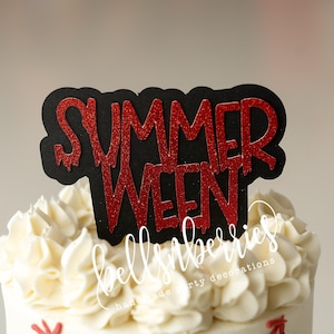 Summerween Cake topper/ Halloween cake topper