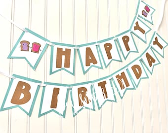 Peanut Butter and Jelly Birthday Banner/ PBJ birthday party